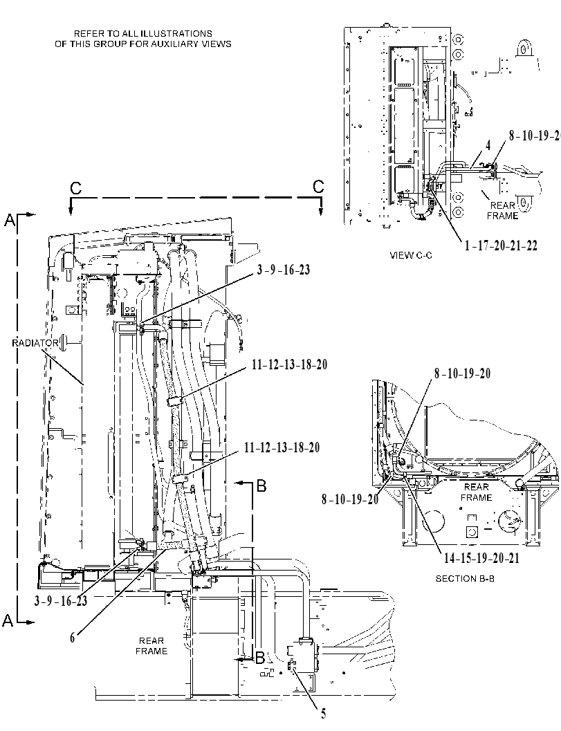 LINES GP-STEER & AXLE COOLER 2451275 CAT