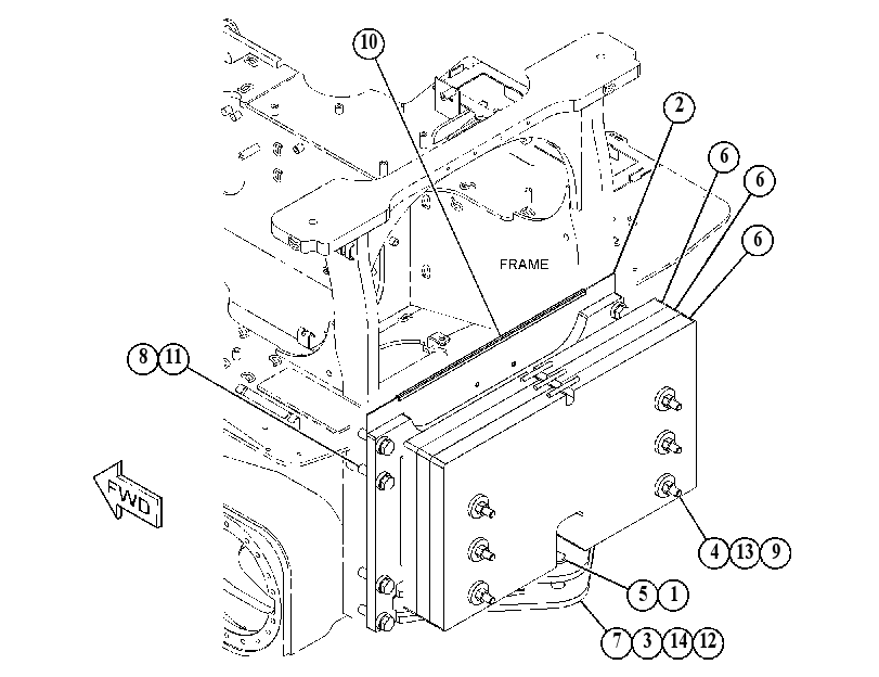 COUNTERWEIGHT GP-REAR 5102450 CAT