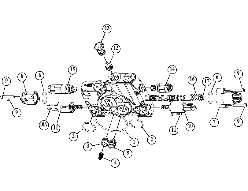 Клапан управляющий 5806477 CAT