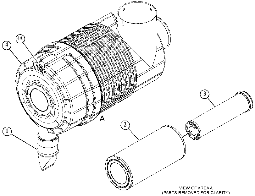FILTER AS-AIR 4499365 CAT