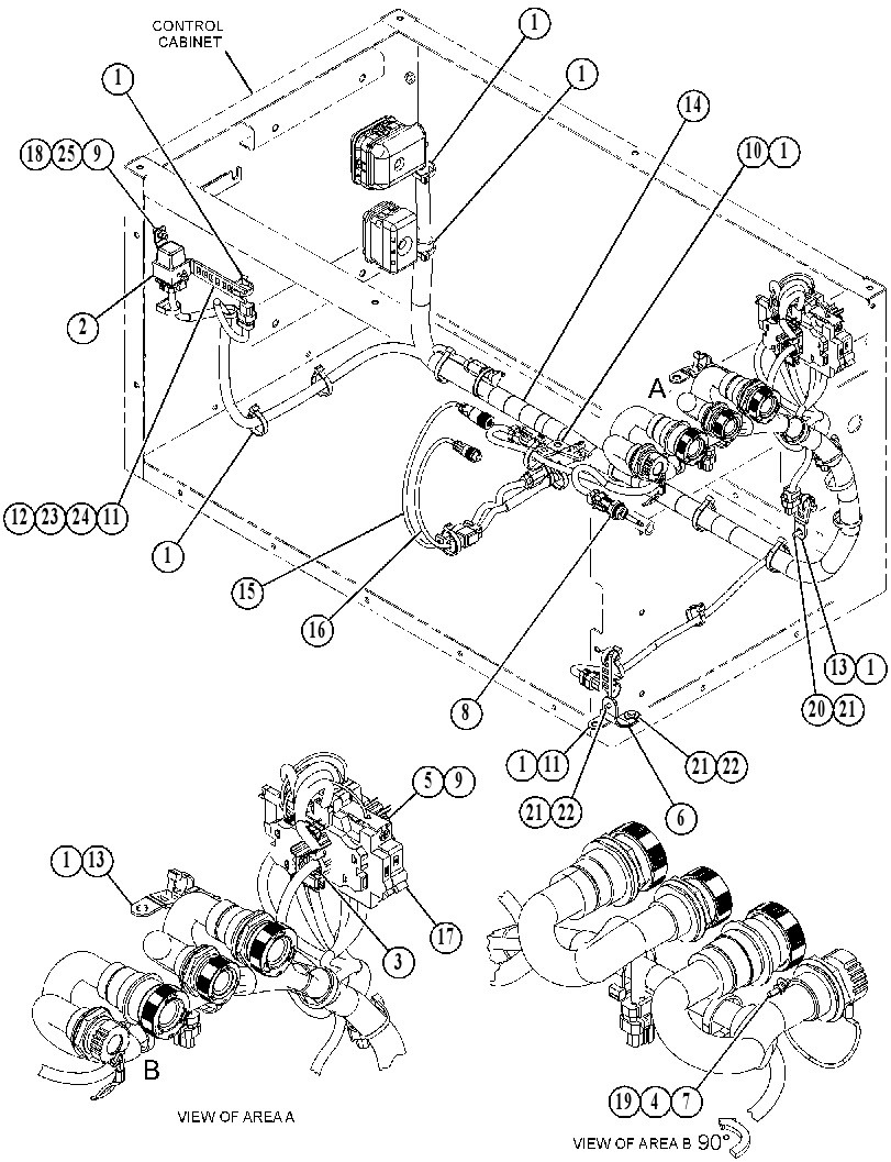 Проводка модуля AdBlue 5669076 CAT