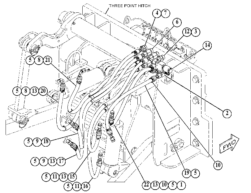 LINES GP-HITCH 5492060 CAT