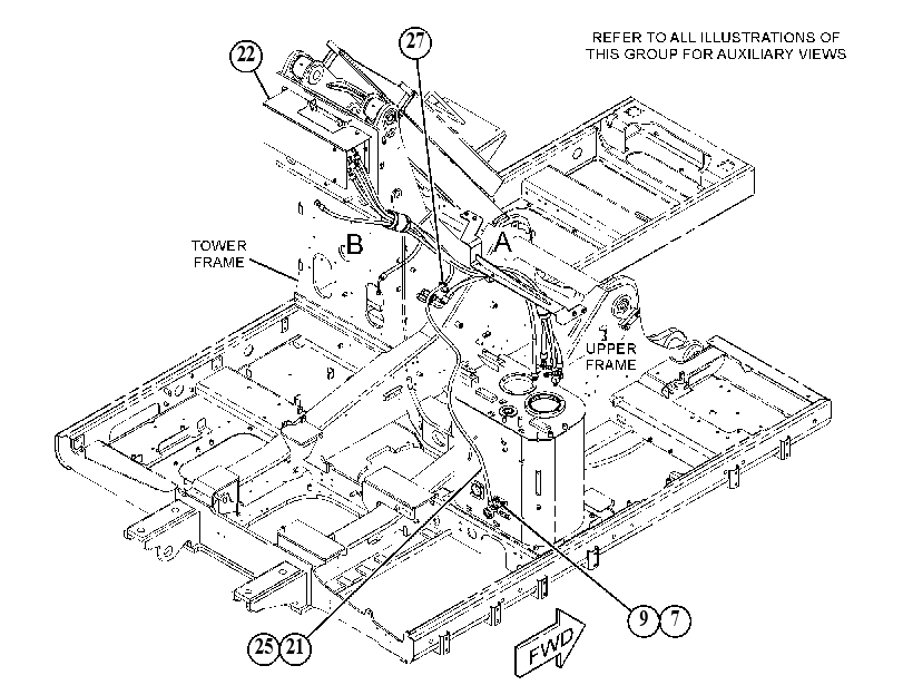 LINES GP-HYDRAULIC CONTROL 5828432 CAT