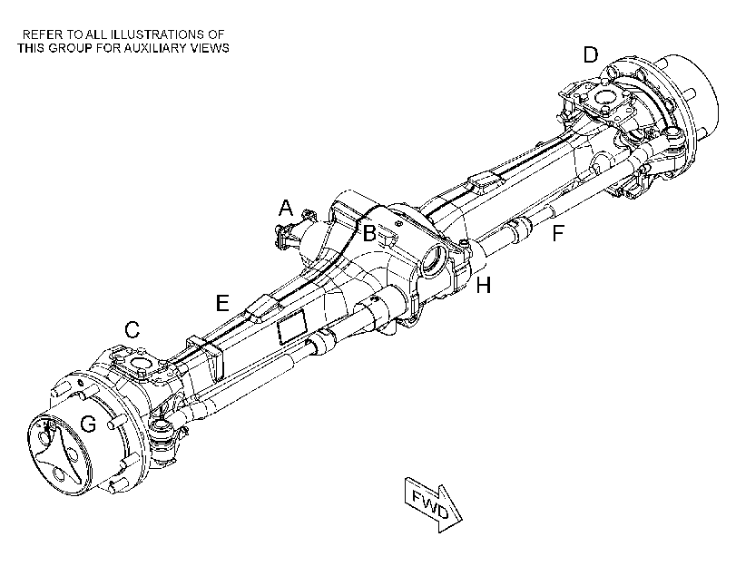AXLE GP-DRIVE & STEERING 5437930 CAT