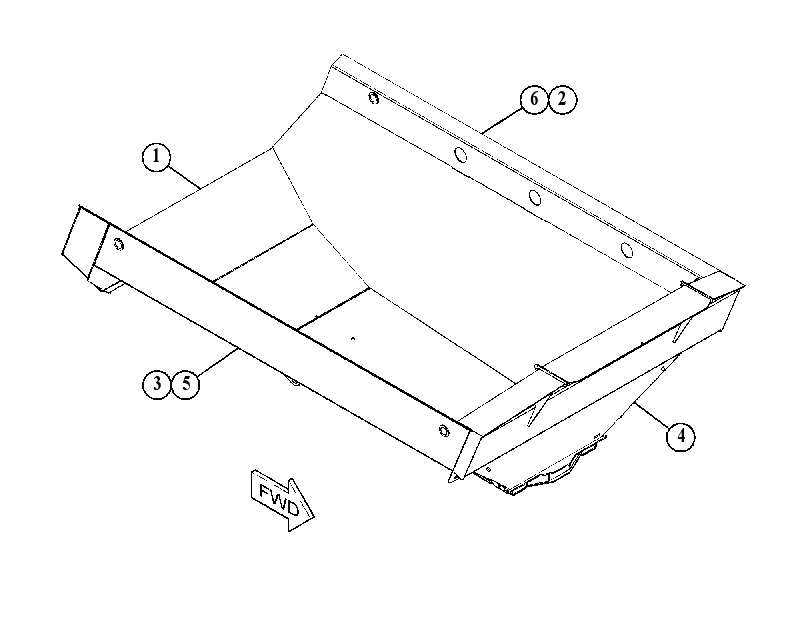 BODY GP-TRUCK 5552443 CAT