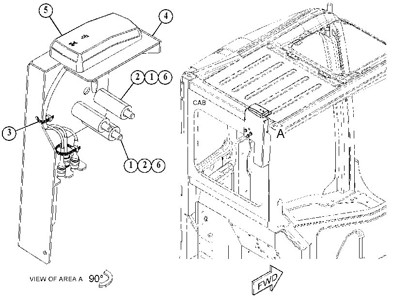 ANTENNA & MOUNTING GP 5851931 CAT
