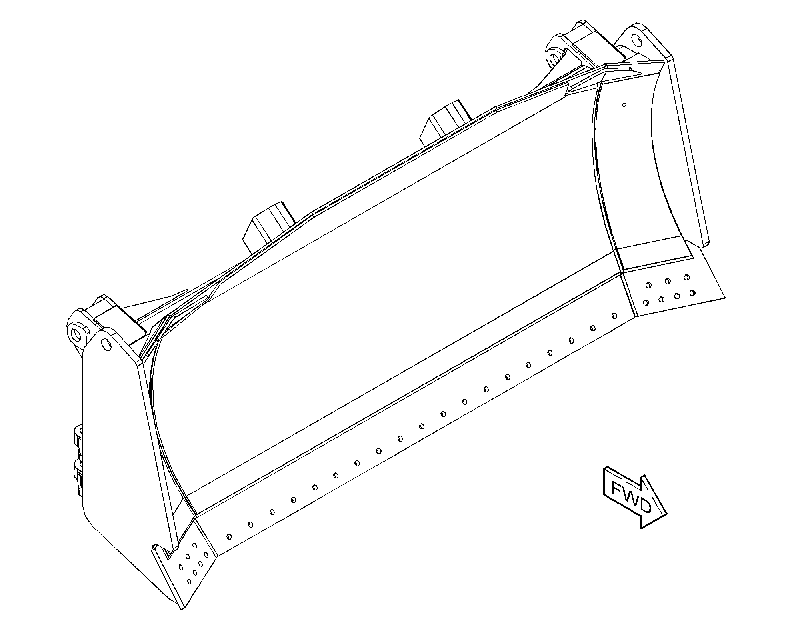 Плита износостойкая 5749673 CAT