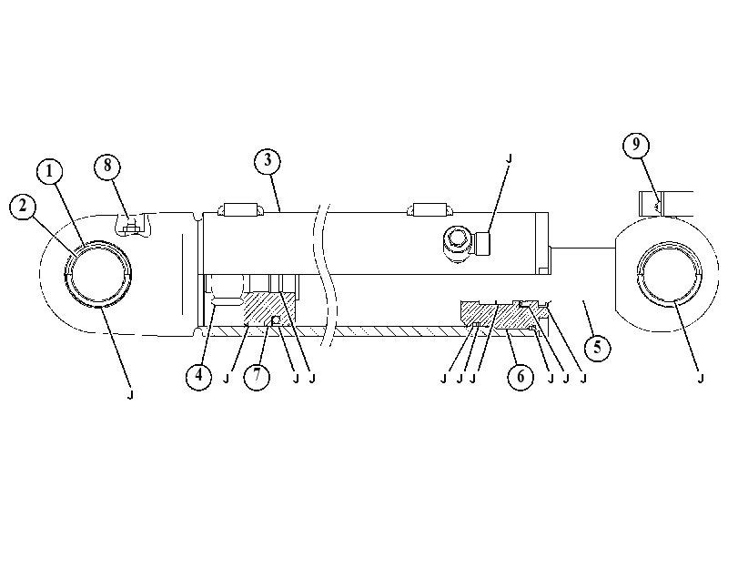 CYLINDER GP-BLADE 4874410 CAT