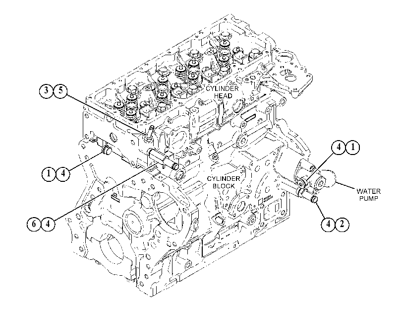 FITTING GP-WATER LINES 5405041 CAT