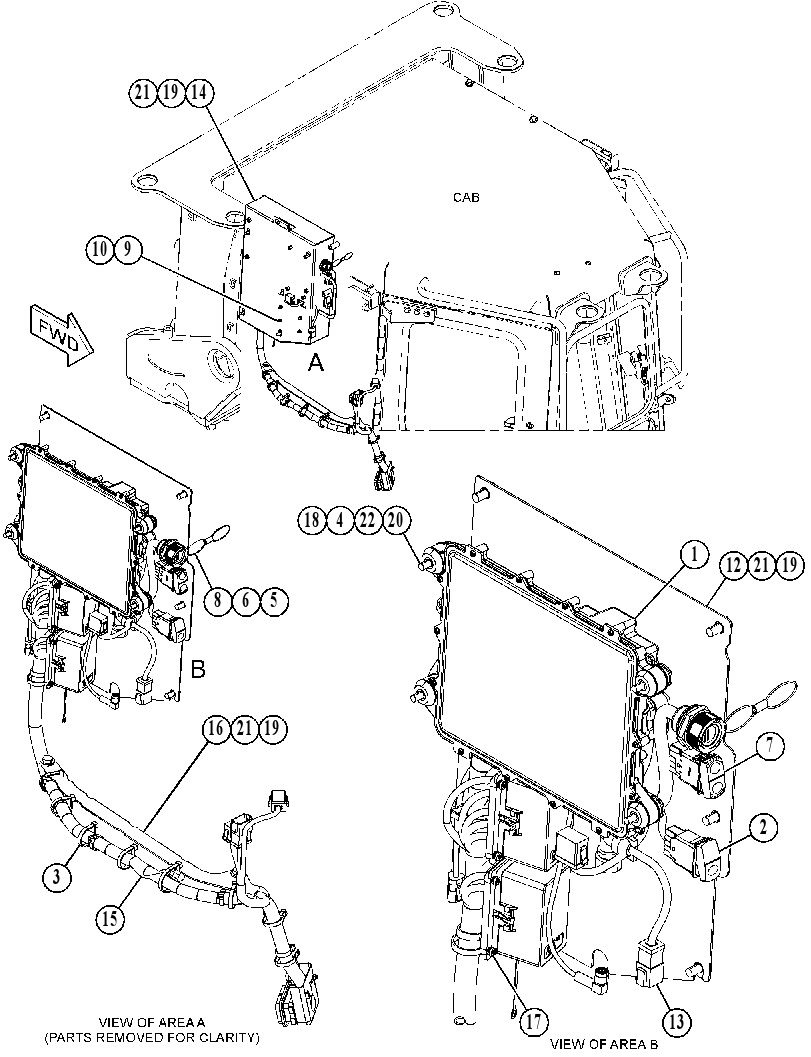 WIRING GP-REMOTE CONTROL 5287652 CAT