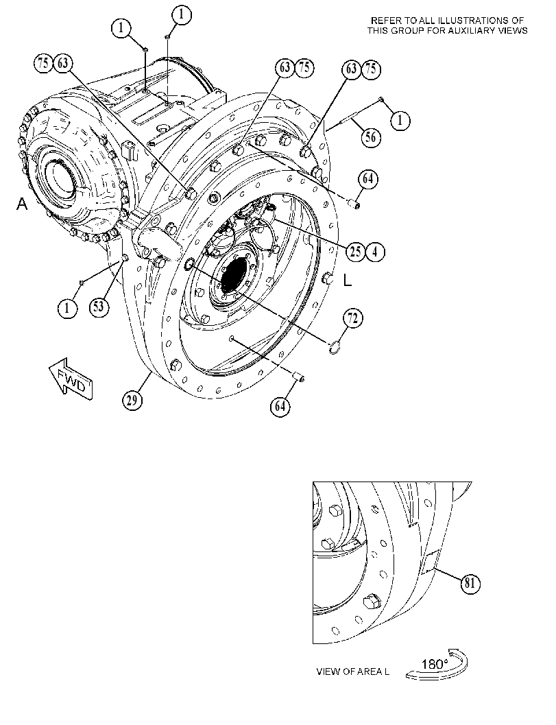 GEAR GP-BEVEL & TRANSFER 3687639 CAT