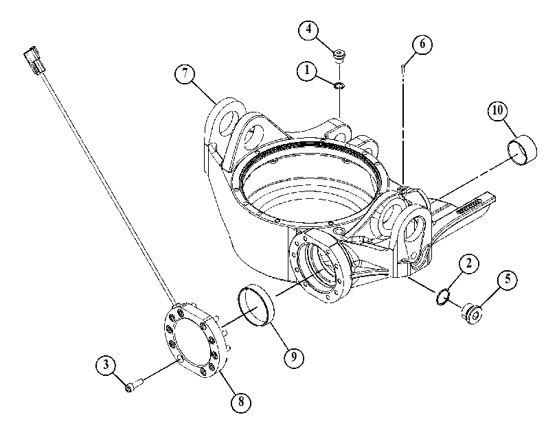 HOUSING GP-ROTOR 5850455 CAT