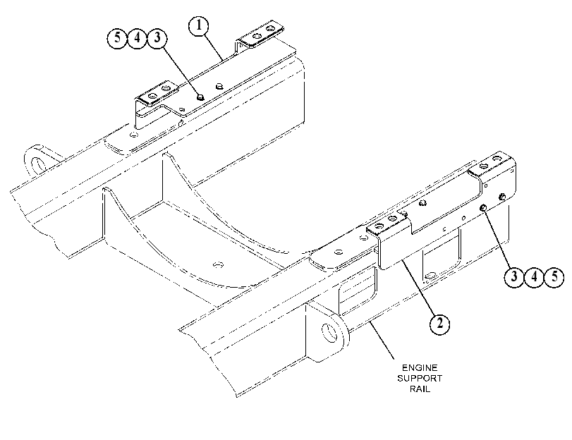 MOUNTING GP-RAIL 5750815 CAT
