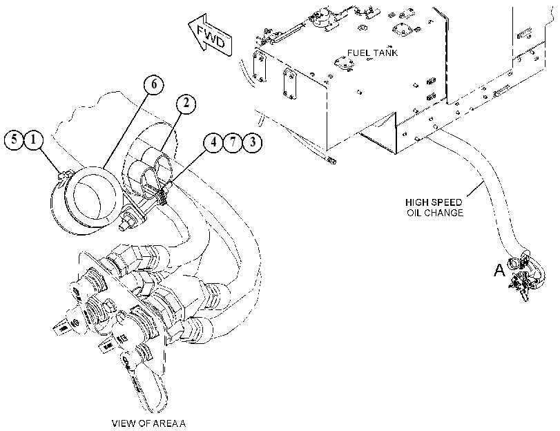 MOUNTING GP-HYDRAULIC LINES 5872841 CAT