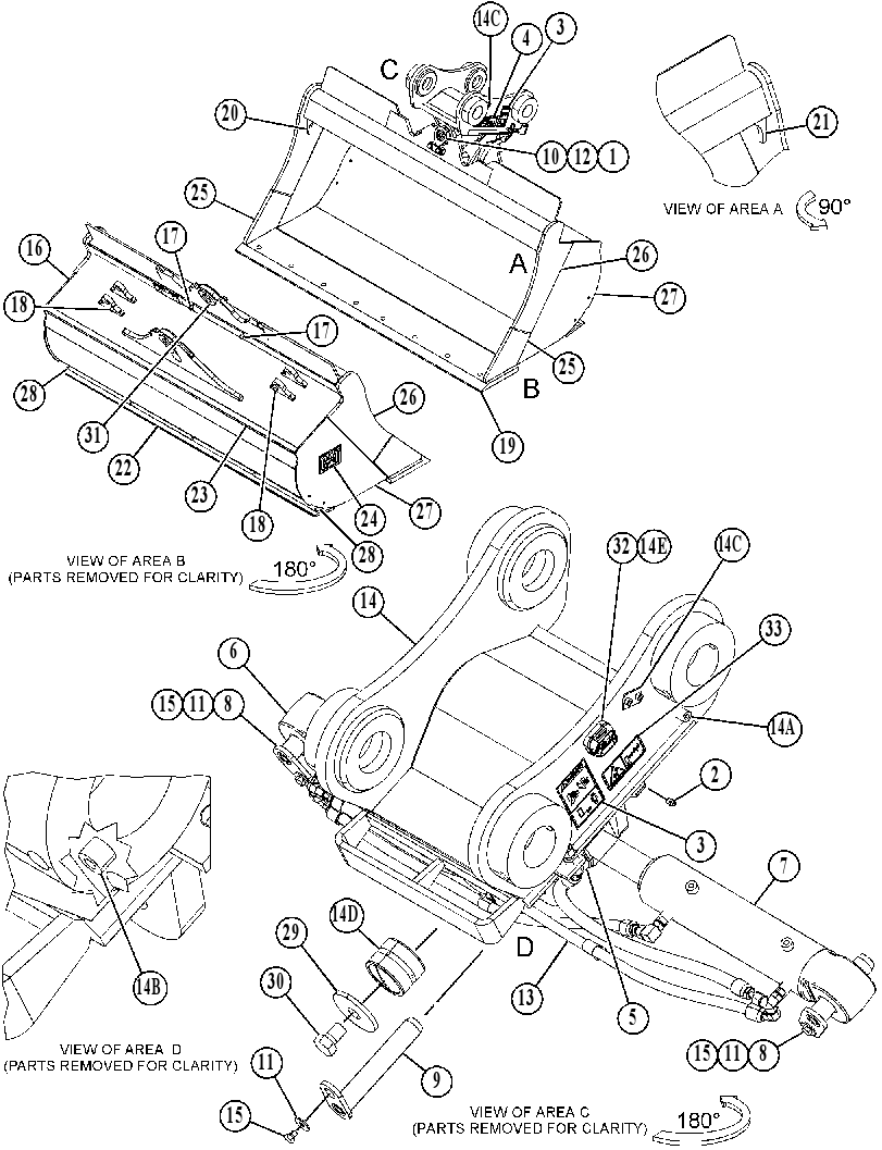 BUCKET GP-DITCH CLEANING 5166670 CAT