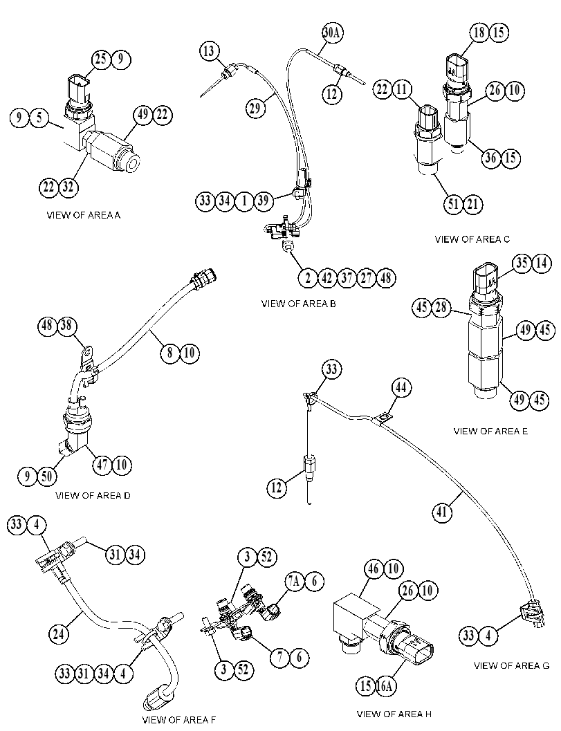 Датчик электрический с креплением 5733140 CAT