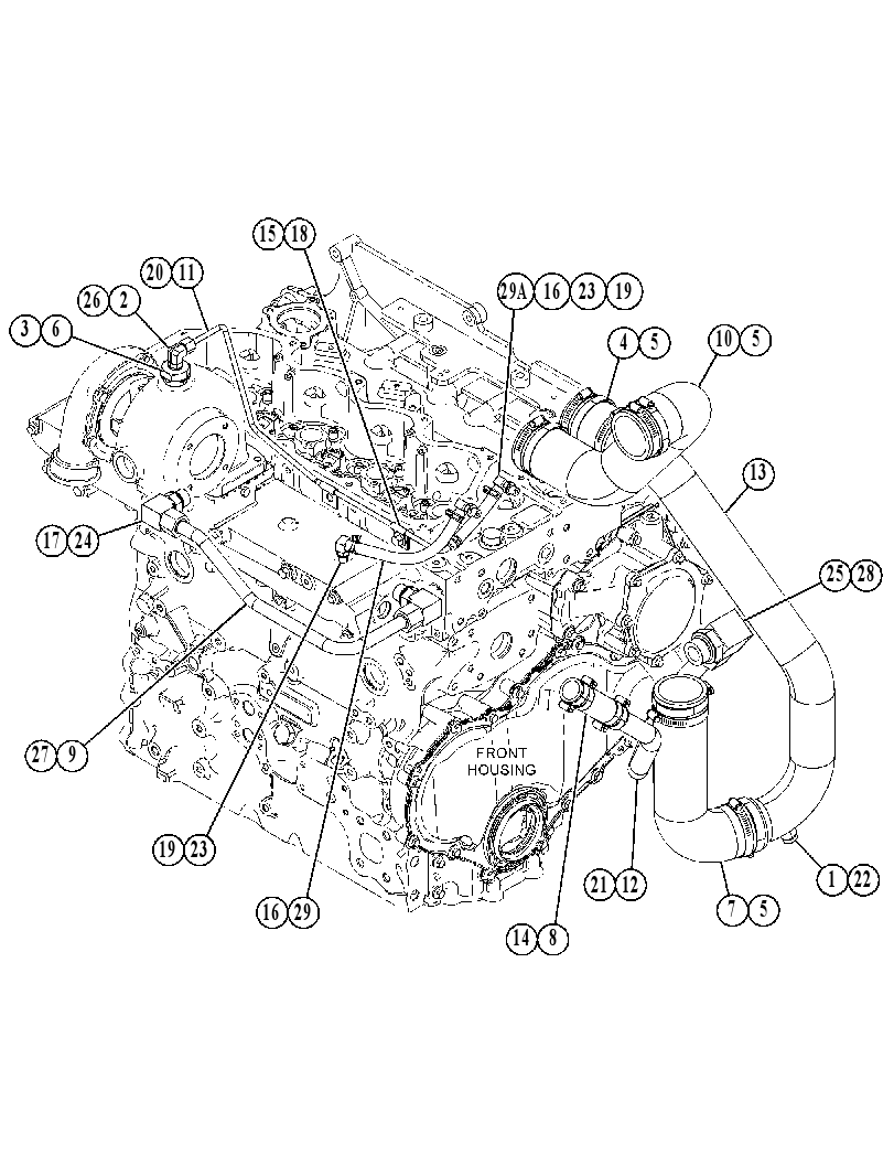 LINES GP-AUXILIARY FRESH WATER 3863764 CAT