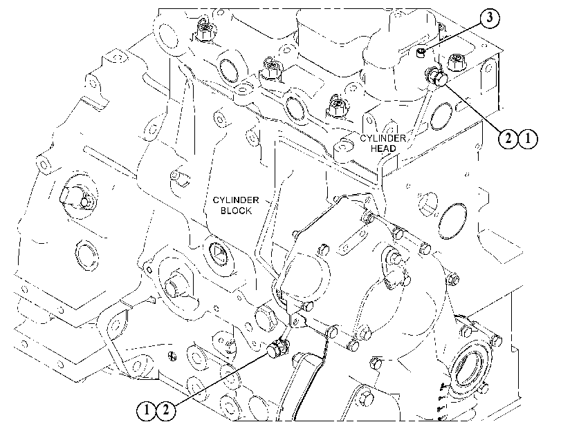 FASTENER GP-ENGINE OIL LINES 5505115 CAT