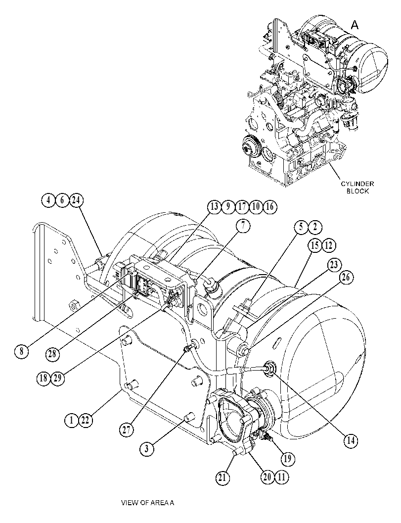 CATALYST & MOUNTING GP 5505102 CAT