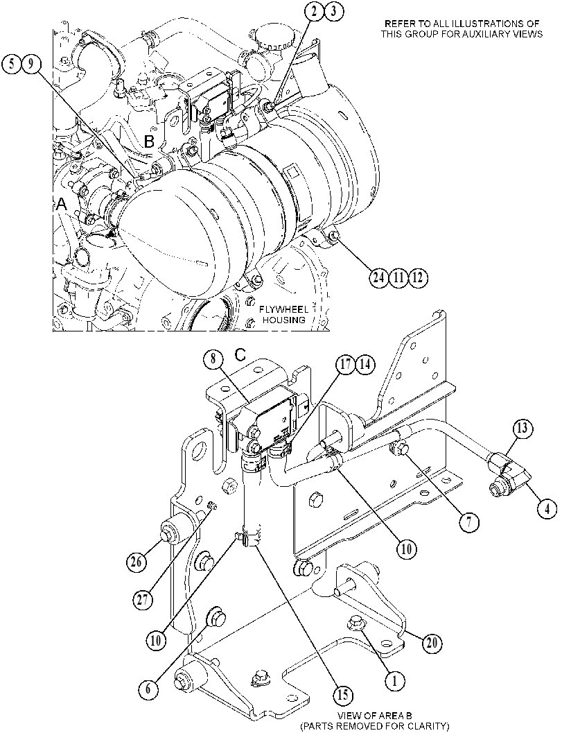 CATALYST & MOUNTING GP 5267293 CAT