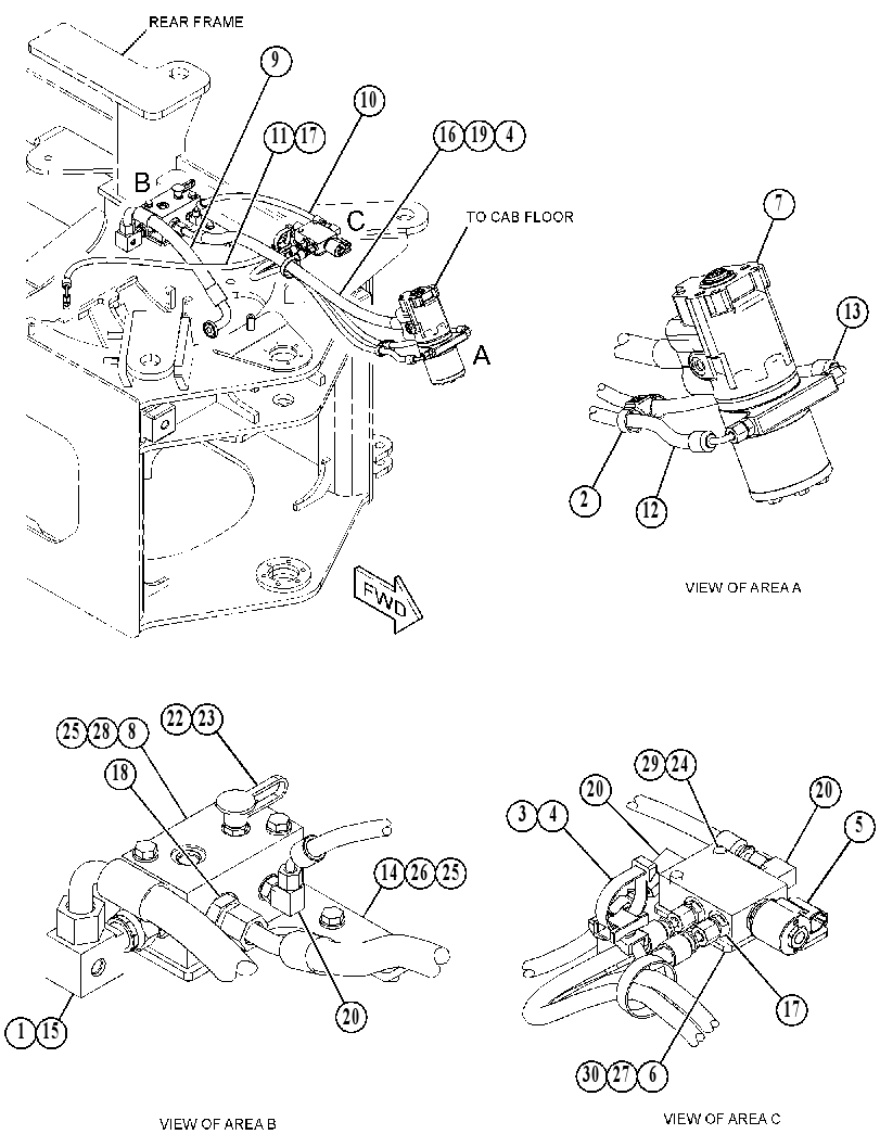 STEERING AR 3774200 CAT