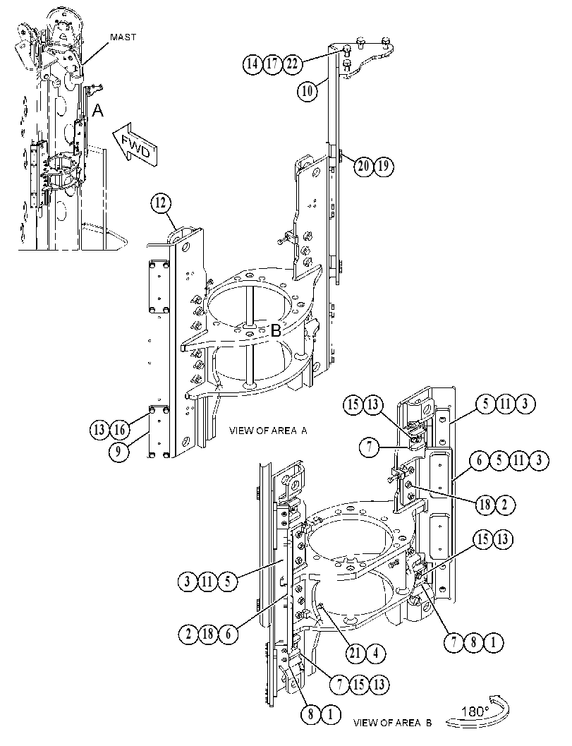 GUIDE GP-MAST 5530101 CAT