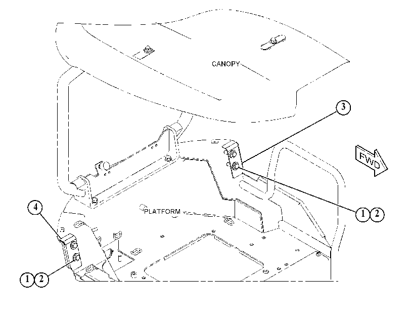 COVER GP-PLATFORM 5846025 CAT