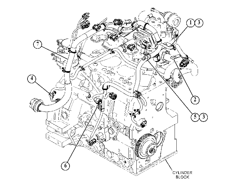HARNESS GP-ENGINE 5671327 CAT