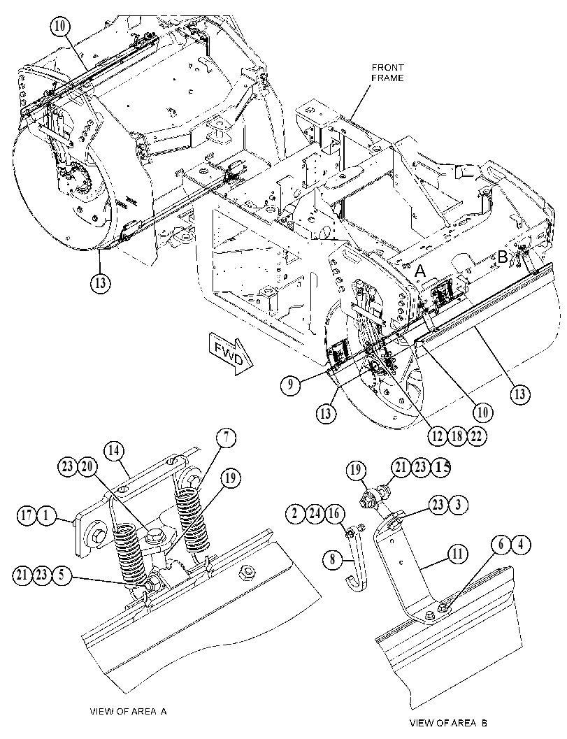 SCRAPER GP-DRUM 5563423 CAT
