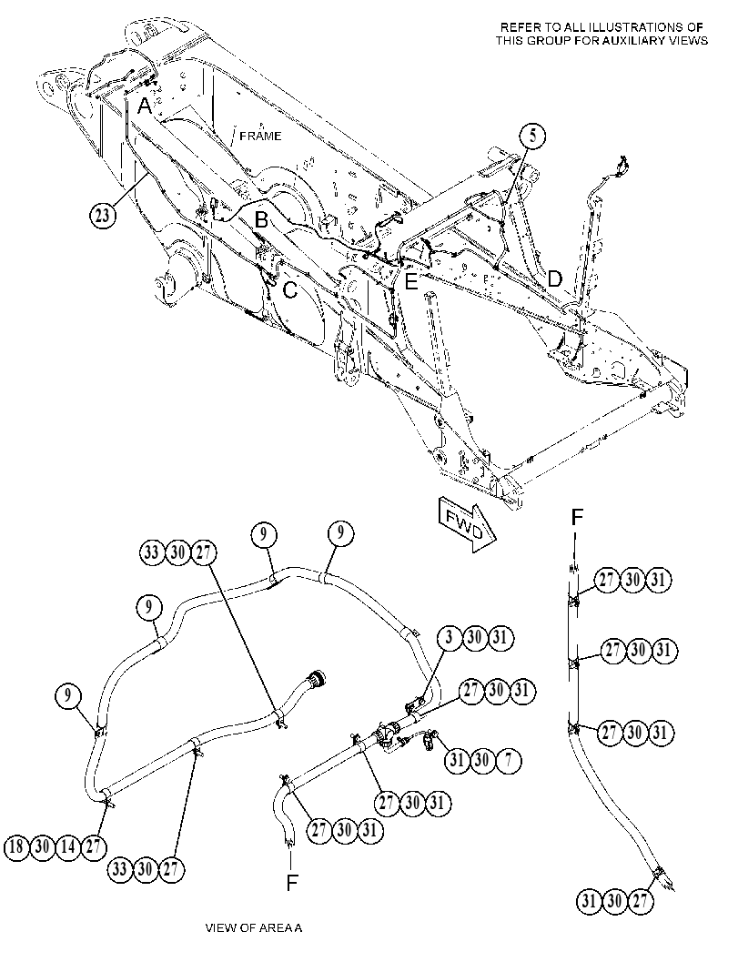 Проводка шасси 5630389 CAT
