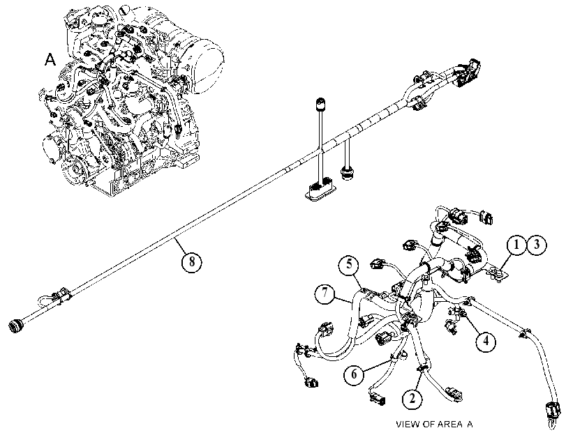 HARNESS GP-ENGINE 5267310 CAT
