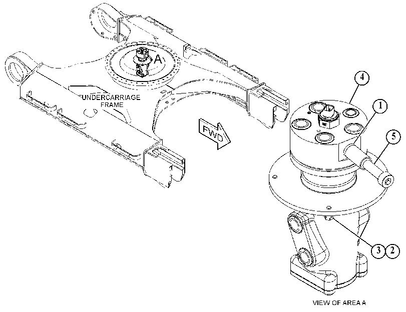 SWIVEL & MOUNTING GP 5227079 CAT