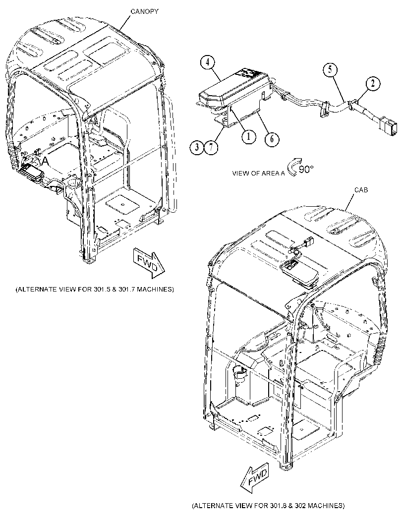 Проводка связи 5761568 CAT
