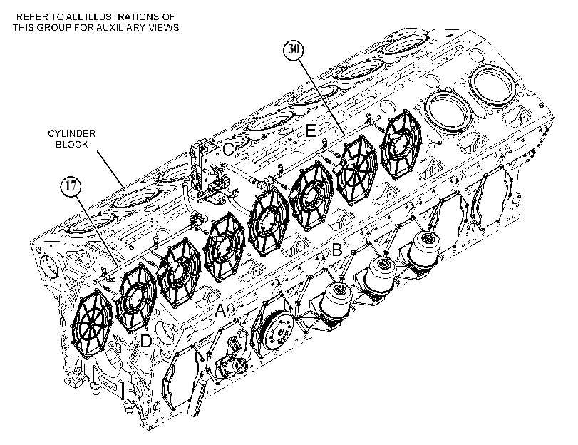 COVER GP-CRANKSHAFT 5432983 CAT