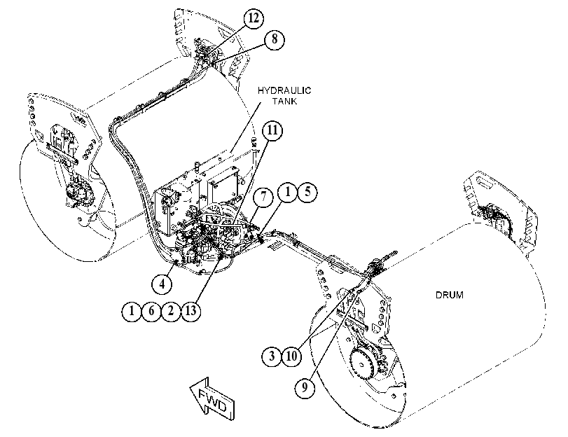 LINES GP-BRAKE & SHIFT 5394724 CAT