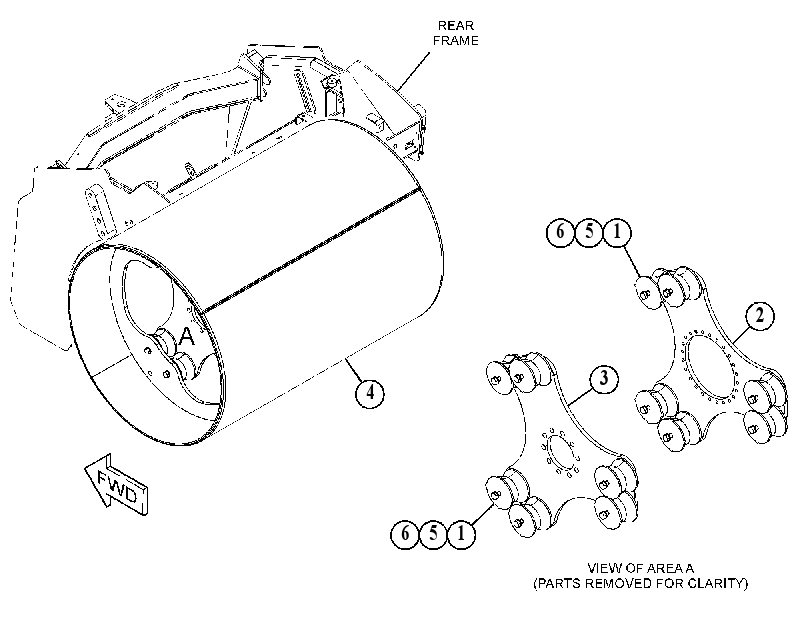 DRUM GP-COMPACTOR 5770965 CAT
