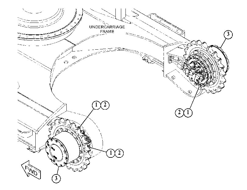 DRIVE & MOUNTING GP-FINAL 5213316 CAT