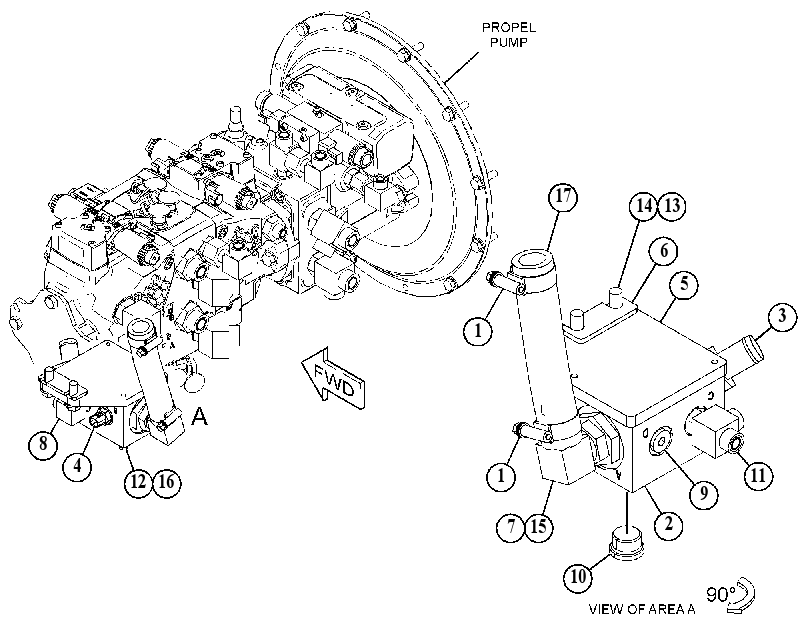 MANIFOLD GP-HYDRAULIC 5620182 CAT