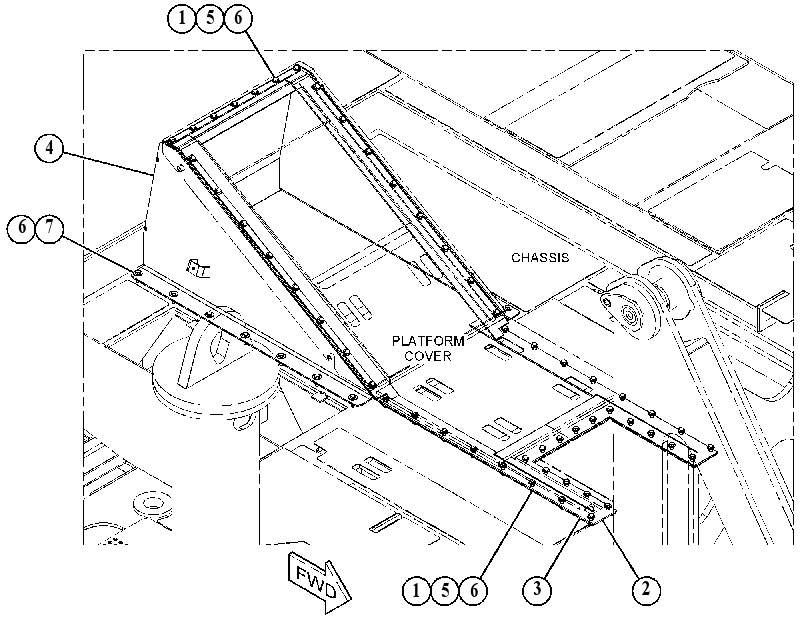 COVER GP-MAST 4874704 CAT