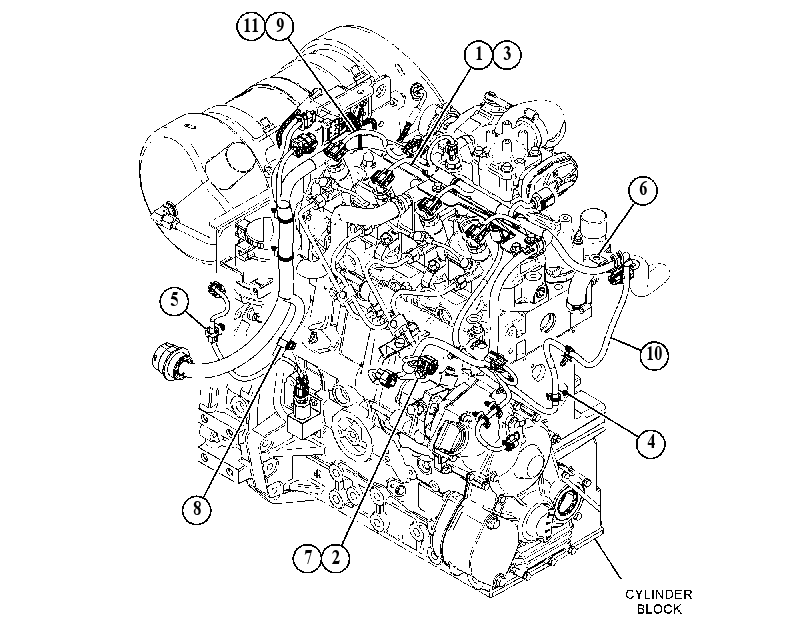 HARNESS GP-ENGINE 5675720 CAT