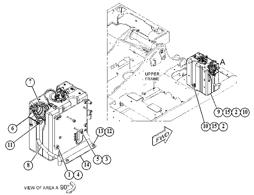 TANK & MTG GP-DEF 5590360 CAT