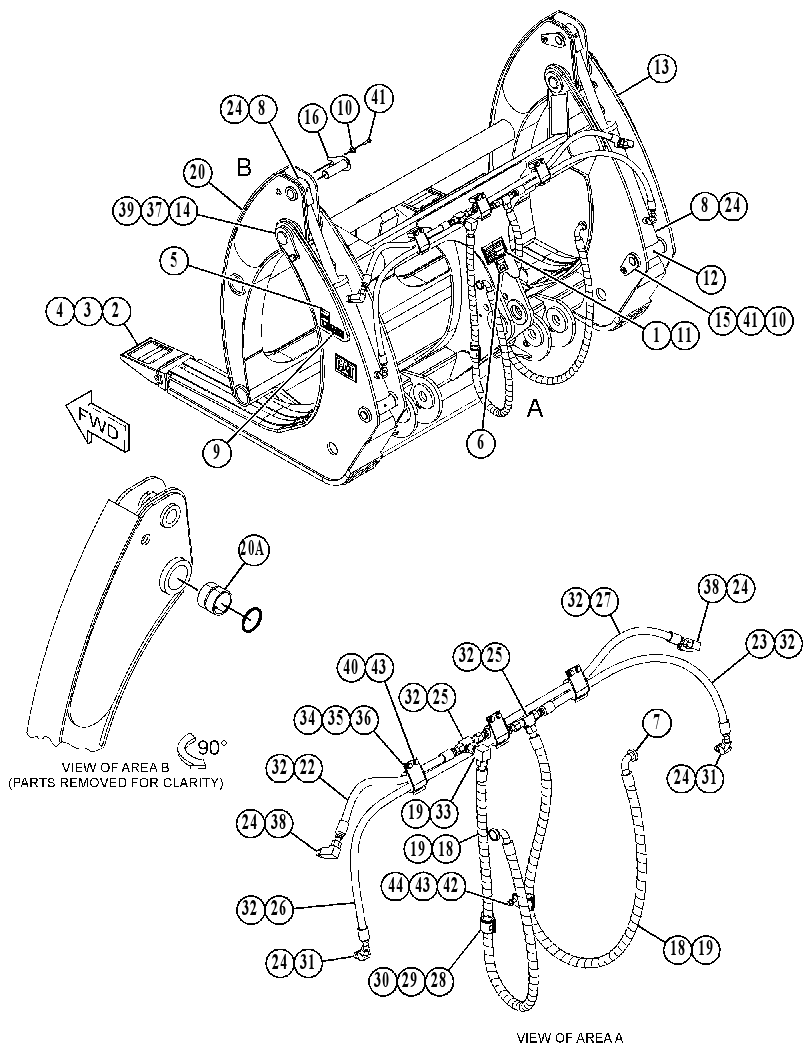 FORK GP-LOG 5061946 CAT