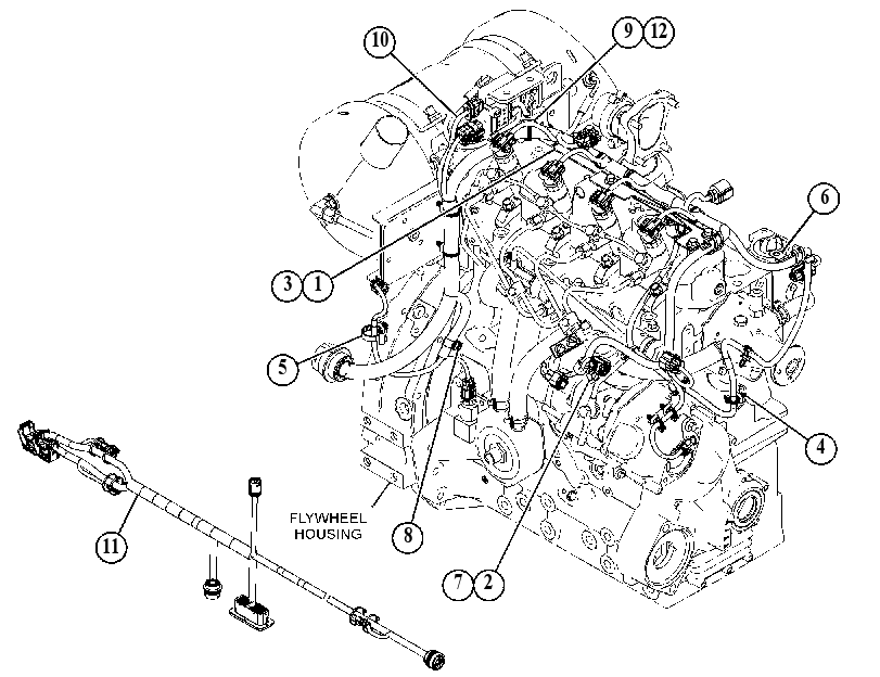 HARNESS GP-ENGINE 5675727 CAT