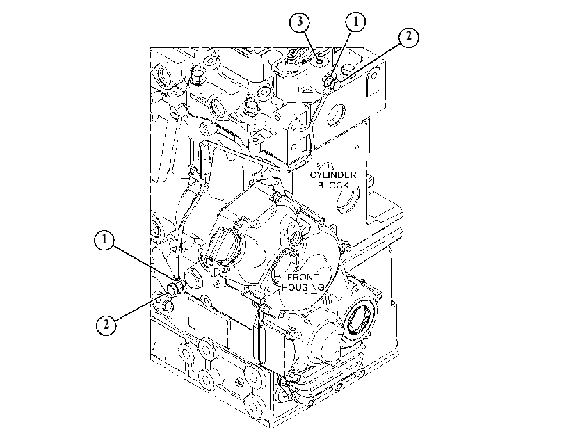FASTENER GP-ENGINE OIL LINES 5504476 CAT