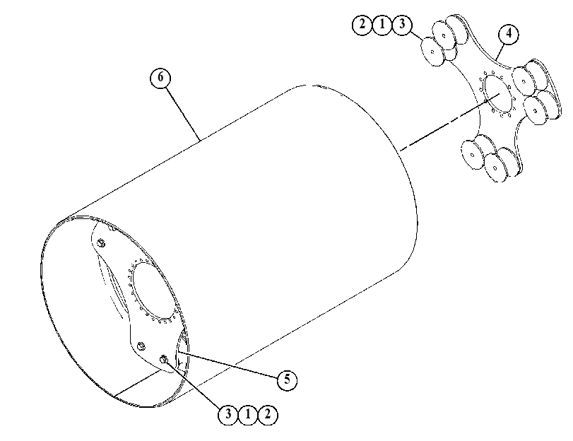 DRUM GP-COMPACTOR 5765066 CAT