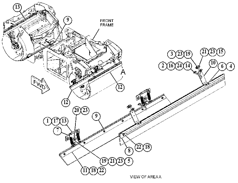 SCRAPER GP-DRUM 5563424 CAT