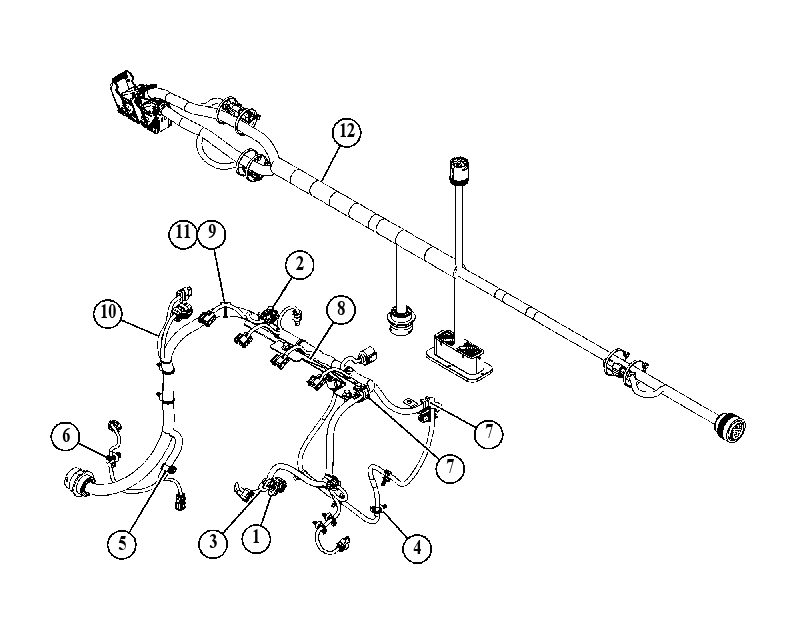 HARNESS GP-ENGINE 5242362 CAT