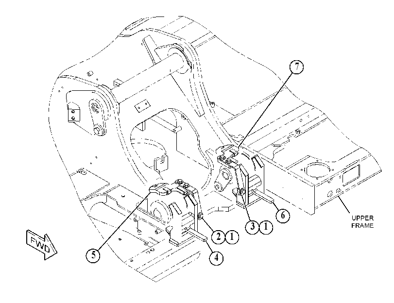 SUPPORT GP-BOOM CYLINDER 5901574 CAT