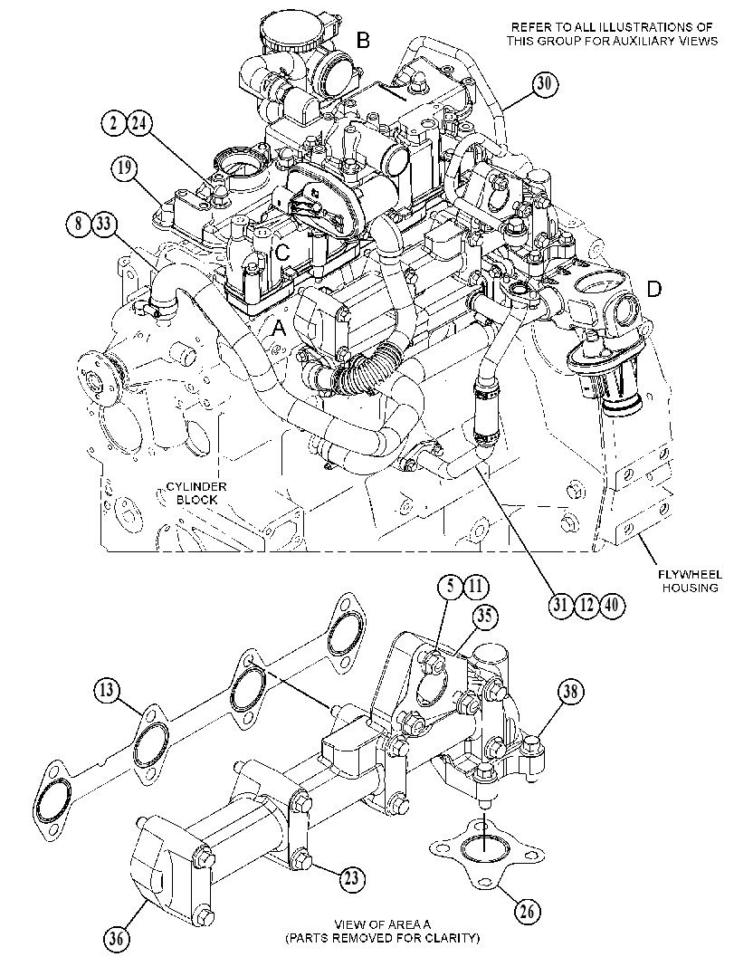CONTROL GP-INLET AIR & EXHAUST 5418327 CAT