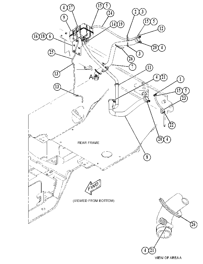 LINES GP-RADIATOR 3711273 CAT